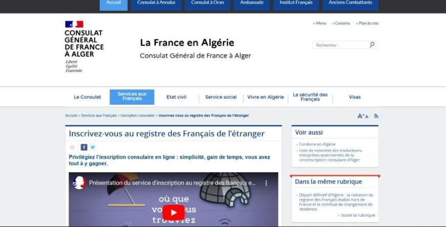 Près de 31 000 Français «résident» en Algérie »