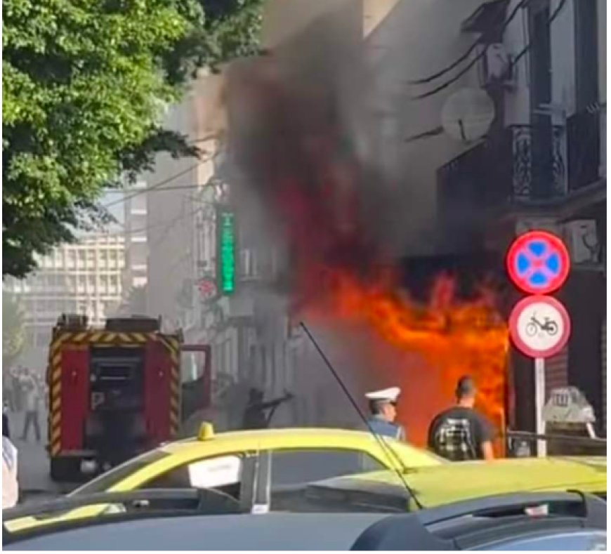 Une boutique en feu près du Cours d’Annaba : La catastrophe évitée de justesse