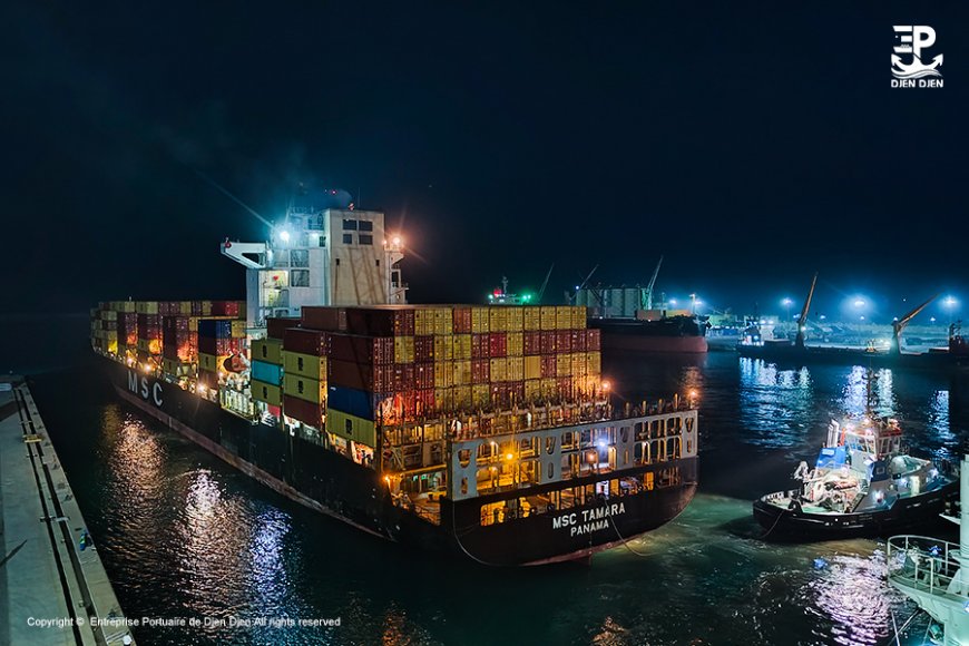 Le Port de Djen Djen accueille son premier navire géant