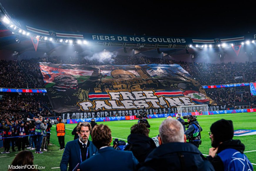 Le tifo Free Palestine du PSG a fait réagir les sionistes de Paris