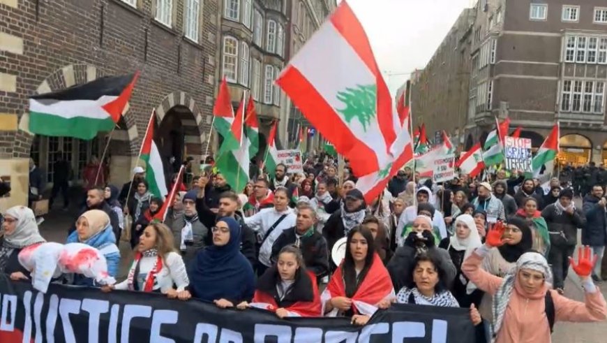 Allemagne: manifestation à Brême pour dénoncer l’agression sioniste contre Ghaza