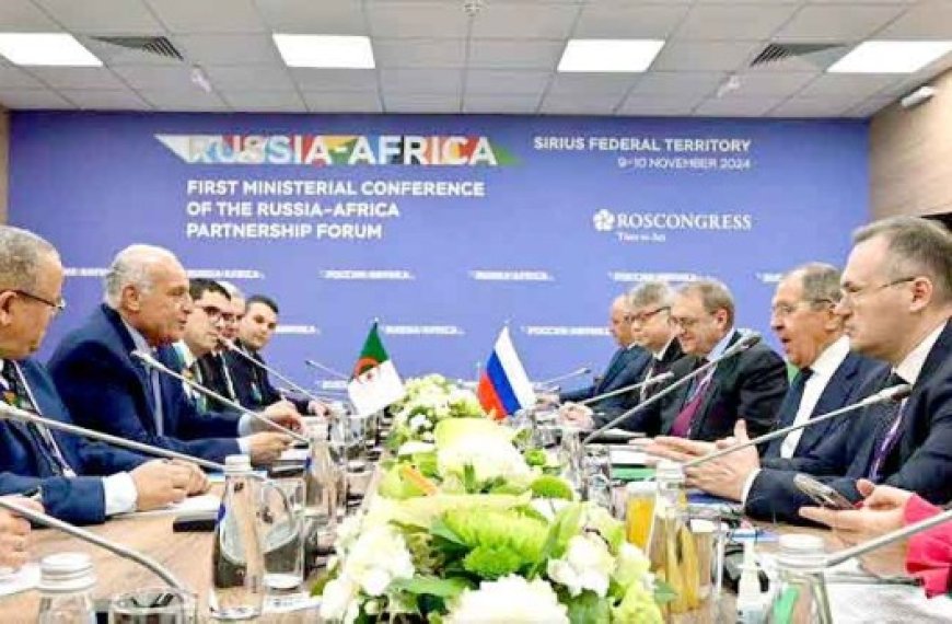 Ahmed Attaf lors de la conférence ministérielle du forum de partenariat Afrique-Russie : «Promouvoir des solutions africaines aux problèmes africains»