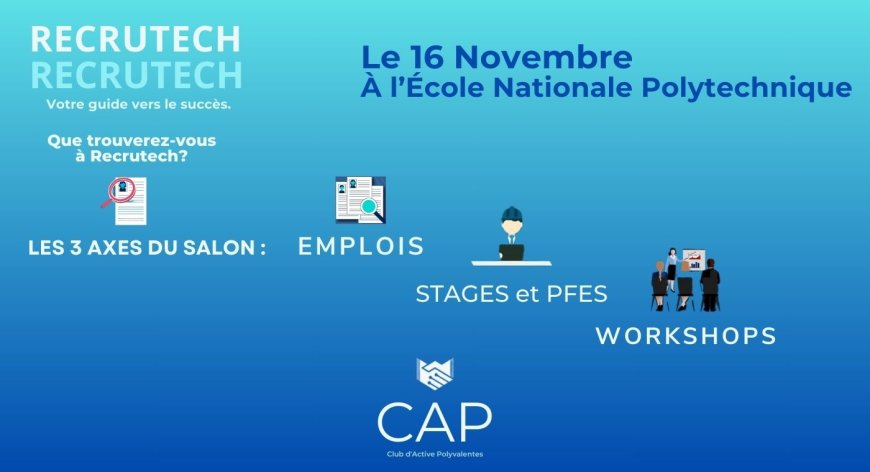 RecruTech 2024 : Salon de l’Emploi pour Ingénieurs de Demain