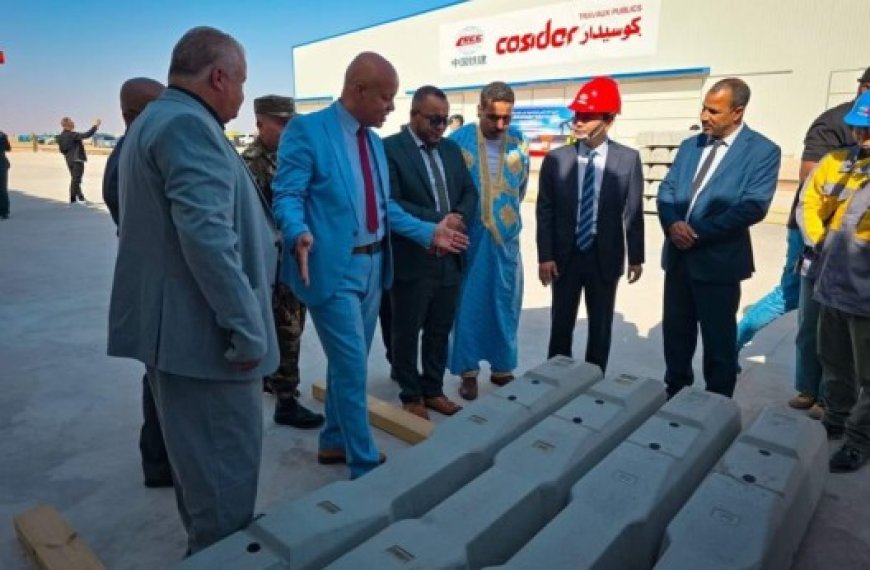 Une usine de fabrication de traverses ferroviaires à Tindouf