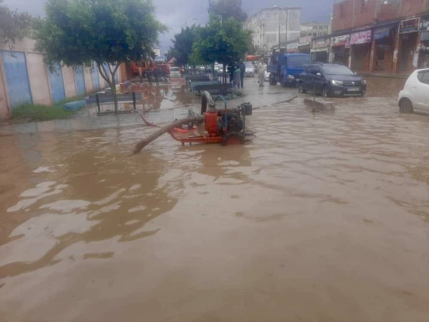 Lutte contre les inondations à Skikda : Les éléments de la protection civile n’ont pas chômé