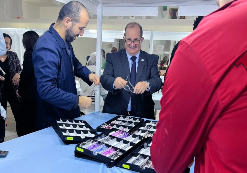 Inauguration d’une unité de fabrication de lunetterie