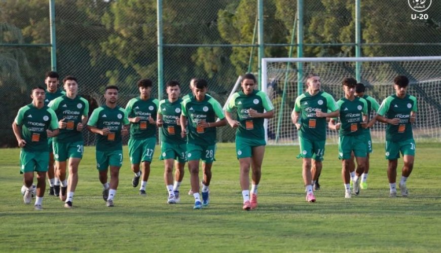 EN U20 : Première séance d'entraînement en Egypte (photos)