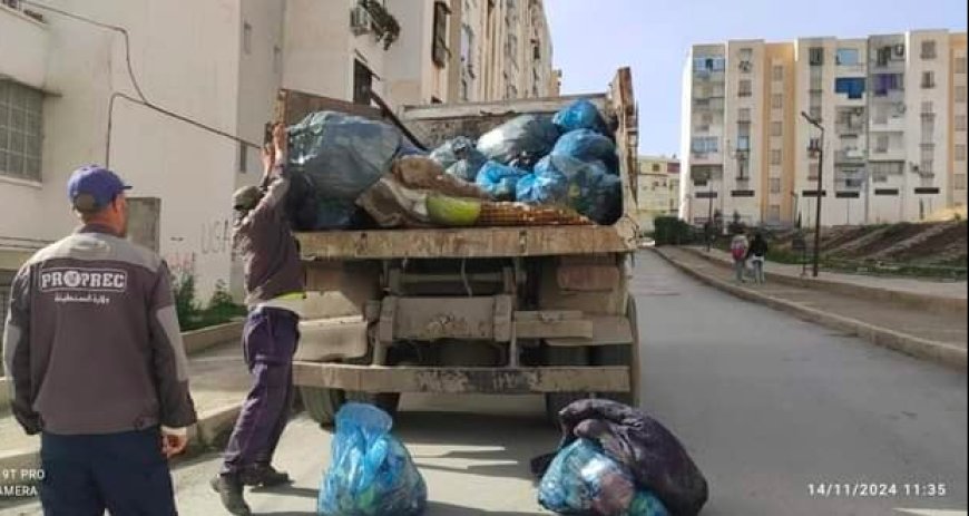 Grandes opérations de nettoyage à Constantine : Un engagement fort pour la propreté urbaine