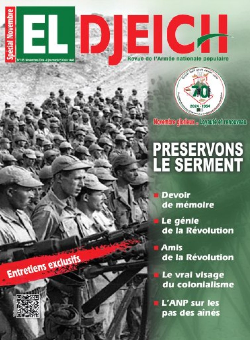 Revue El Djeich  «L’Algérie continue sur la voie de la prospérité»