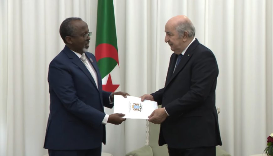 Le président Tebboune reçoit l’envoyé spécial du président de la République fédérale de Somalie