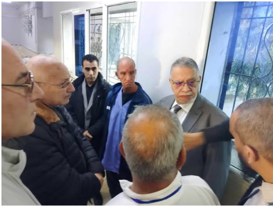 Agression du personnel à l’hôpital Ibn Rochd (Annaba) : Nacer Damèche au chevet des blessés