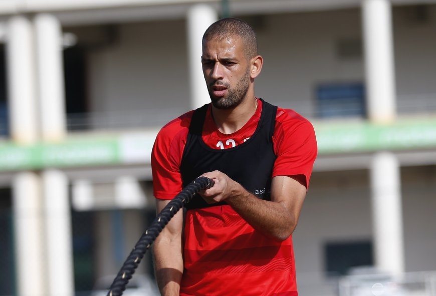 CAF CL : Slimani, « Je suis un joueur d'équipe » (vidéo)