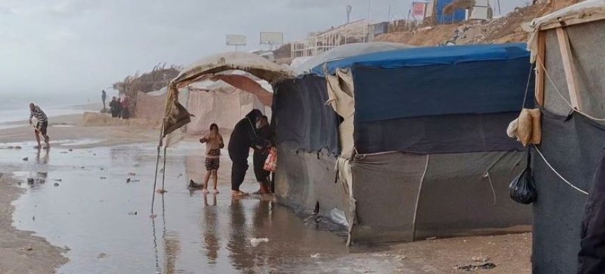 Les premières pluies hivernales, synonymes de souffrances  supplémentaires pour les Palestiniens