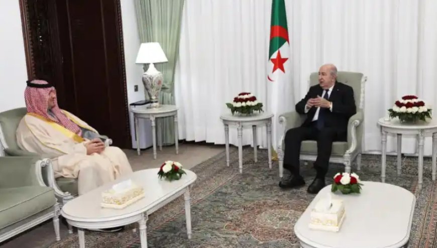 Le président Tebboune reçoit le ministre saoudien de l’Intérieur