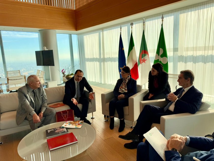 Salon international de l’artisanat en Italie : Meddahi rencontre le  président de la région de Lombardie