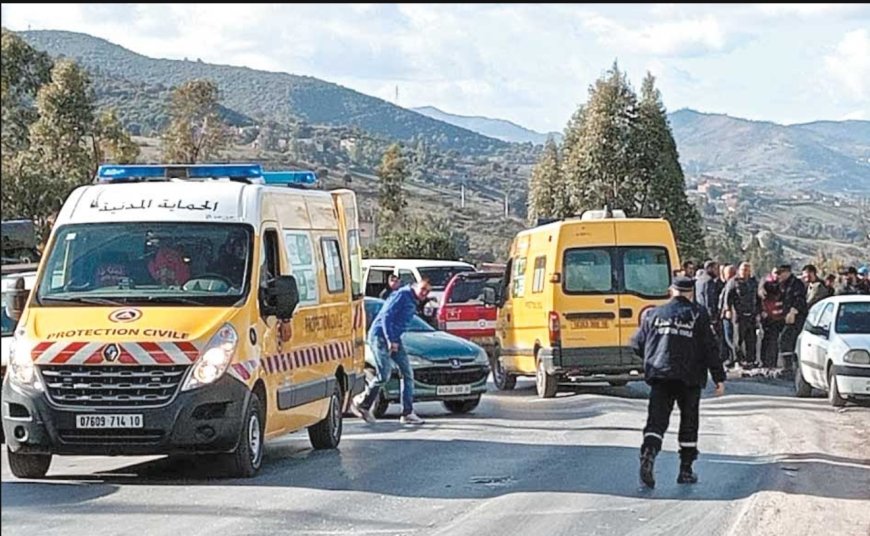 Bouira: 6 blessés dans un accident de la route à El Hachimia