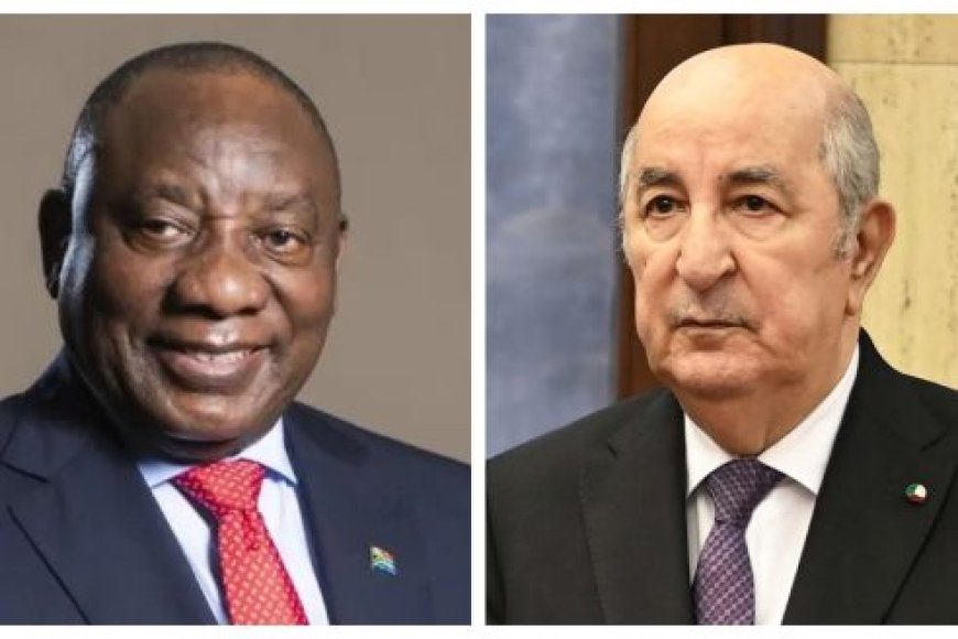 À l’invitation de Abdelmadjid Tebboune: Le président de l’Afrique du Sud entame jeudi une visite en Algérie