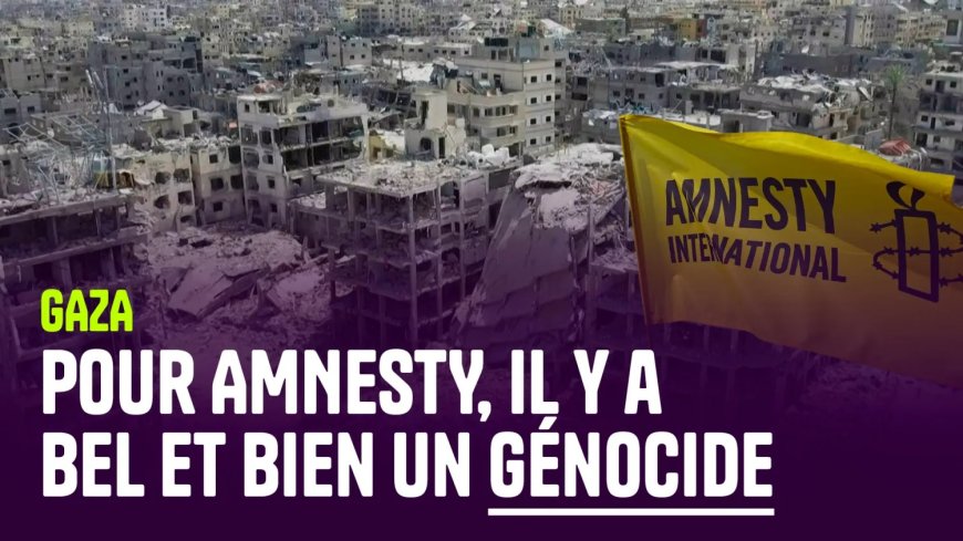 Le rapport d’Amnesty International sur Gaza accable l’Etat sioniste génocidaire