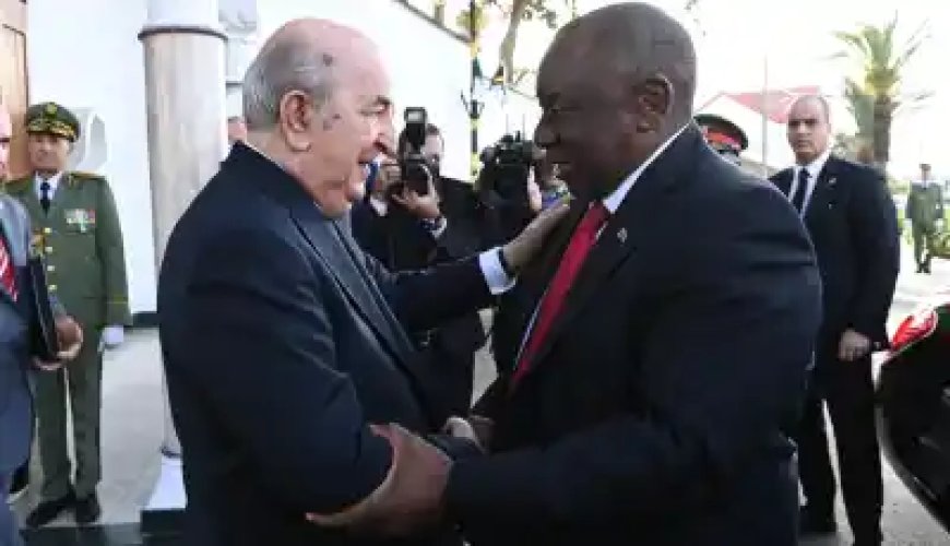 Le président de l’Afrique du Sud achève sa visite d’État en Algérie