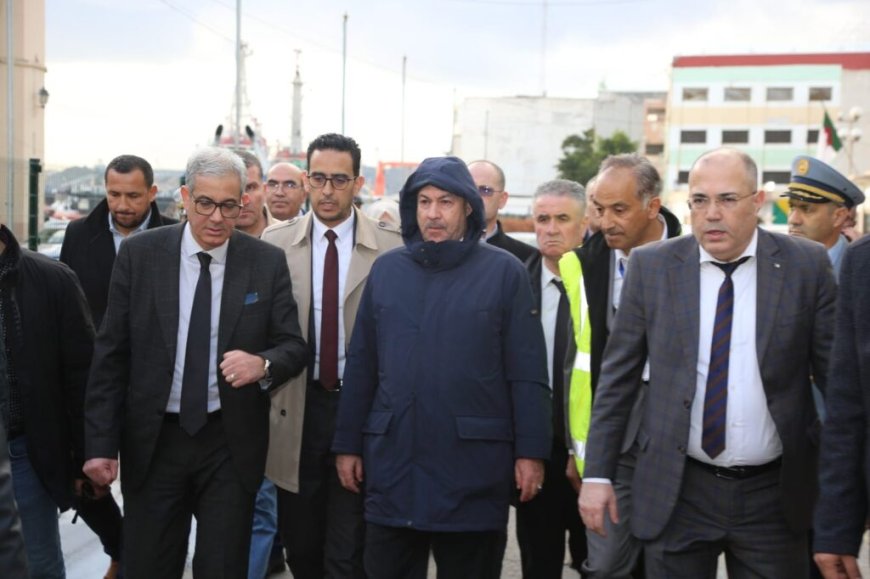 Visite surprise au port d’Alger : insatisfait des progrès, Sayoud émet des directives fermes