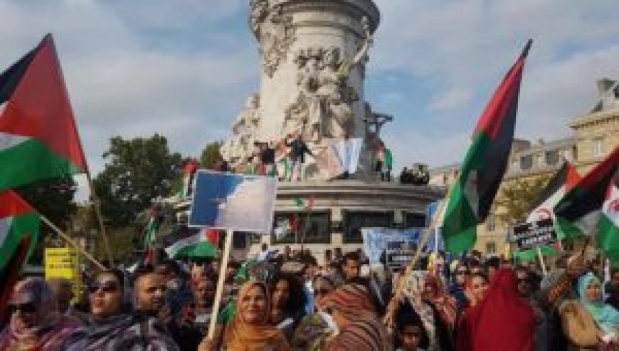 Non à la décision de Macron de soutenir le plan du Maroc : rassemblement à Paris