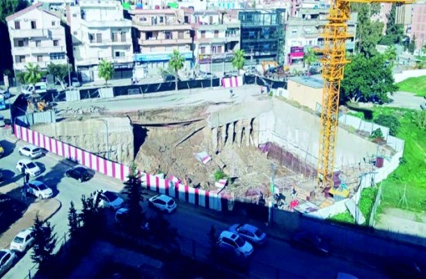 Affaissements répétitifs au boulevard Seddik Benyahia de Annaba : Un chantier immobilier pointé du doigt