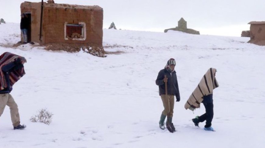 Maroc: le froid aggrave la précarité des populations des zones enclavées