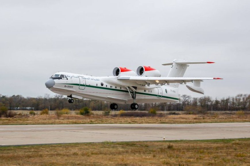 L’Algérie réceptionne son 2ᵉ bombardier d’eau russe « Beriev Be-200ES »