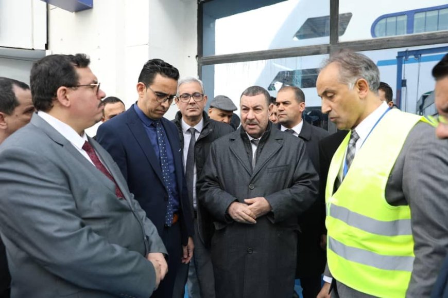 En visite au port d’Alger : Said Sayoud inspecte le navire Badji Mokhtar 3