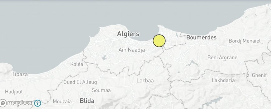 Secousse tellurique de magnitude 3,1 dans la wilaya d’Alger